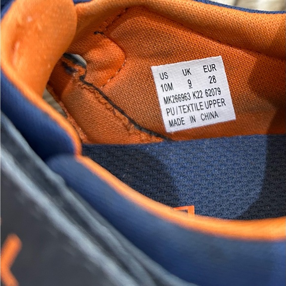 Merrell Hydro Explorer PSGS Toddler Sandals Sz 10M Navy Orange Leather Round Toe - Picture 7 of 7